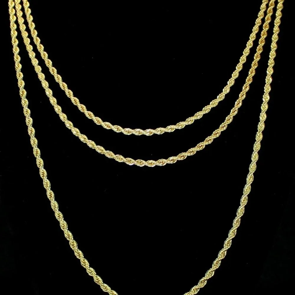 NEW 14k Gold 3mm 18